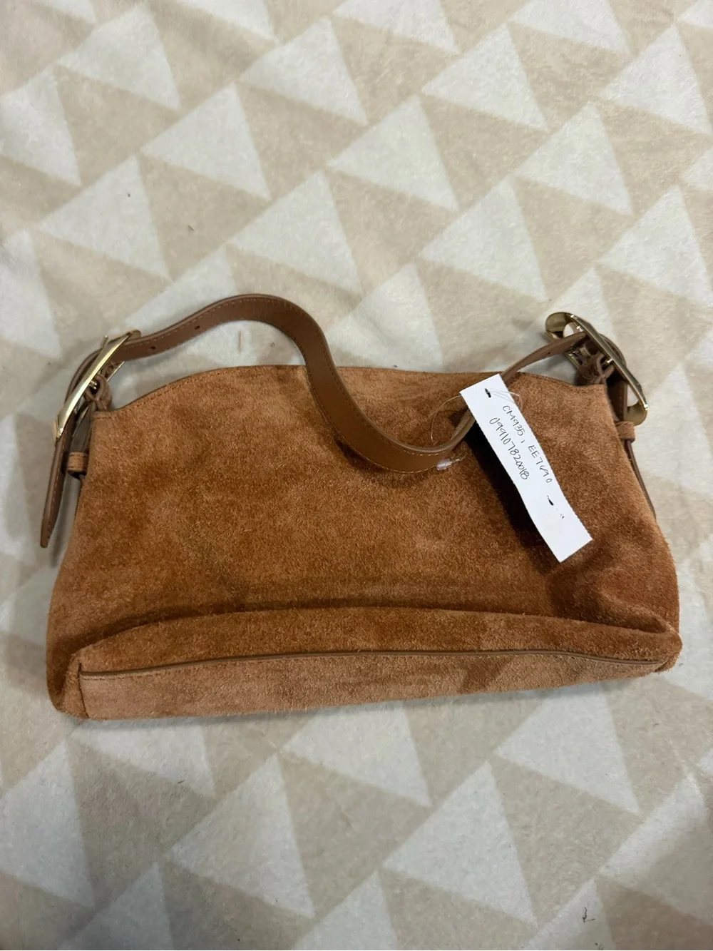 J crew Berkeley small shoulder bag in suede